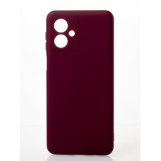 Силикон Original Motorola Moto G54 (ShutCam) (Бордовый)