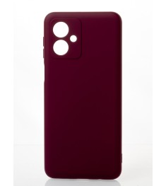 Силікон оригінальний Motorola Moto G54 (ShutCam) (Бордовий)