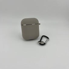 Чохол для навушників Full Silicone Case with Microfiber Apple AirPods (16) Stone Чохол для навушників Full Silicone Case with Microfiber Apple AirPods (16) Stone