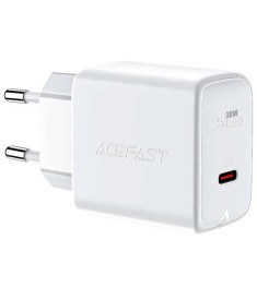 СЗУ-адаптер Acefast A21 30W PD QC Type-C 3A (Белый)