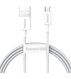 Білий USB-кабель Baseus Superior 2A (2м) (MicroUSB) CAMYS-A02