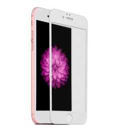 Захисне скло 5D для Apple iPhone 6 Plus  /  6s Plus Біле