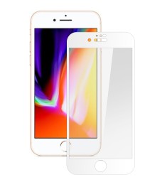 Захисне скло 5D для Apple iPhone 7 Plus  /  8 Plus Біле