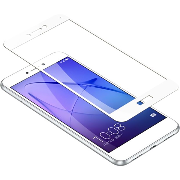 Защитное стекло 3D Huawei P8 Lite White