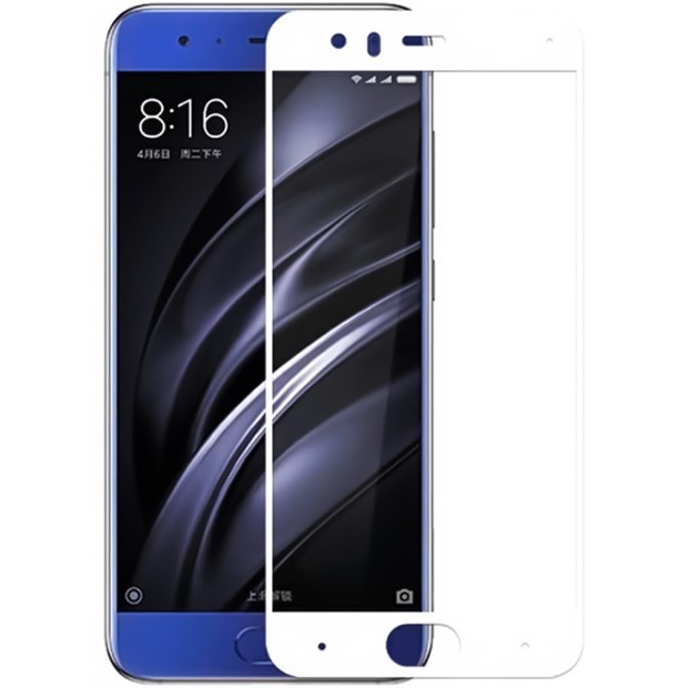 Защитное стекло 3D Xiaomi Mi6 White