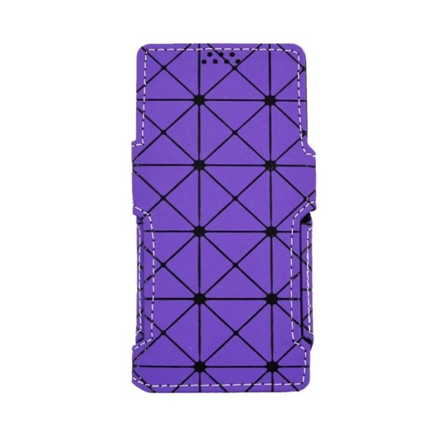Чохол-книжка Status Universal 6,5' (Ромб фіолетовий)