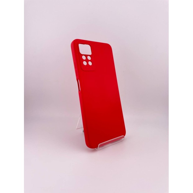 Силіконовий чохол Original Xiaomi Redmi Note 12 Pro 4G (ShutCam) (Темно-червоний)