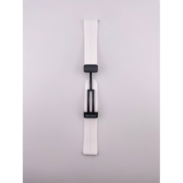 Ремешок для смарт-часов универсальный Magnetic Clip 22мм (Белый) Ремешок для смарт-часов универсальный Magnetic Clip 22мм (Белый)