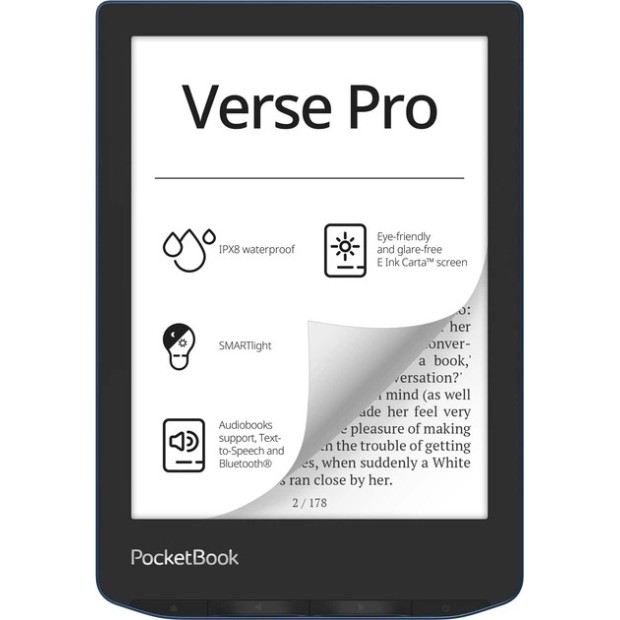Электронная книга PocketBook 634 Verse Pro PB634-A-CIS (Azure)