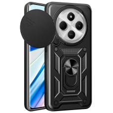 Броньований чохол Ring Serge Armor для Xiaomi Redmi 14C 4G  /  Poco C75 (ShutCam) (Чорний)