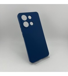 Силіконовий чохол Original Xiaomi Redmi Note 13 4G (ShutCam) (Темно-синій)