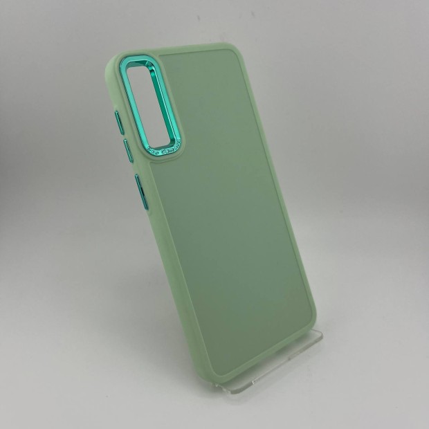 Metal Camera Cover для Samsung Galaxy A30s  /  A50  /  A50s (2019) (Фісташковий)
