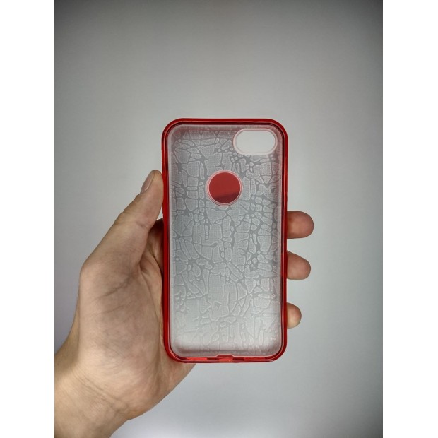 Силіконовий чохол з блискітками для Apple iPhone 7 / 8 / SE (2020) (Червоні квіти) Силіконовий чохол з блискітками для Apple iPhone 7 / 8 / SE (2020) (Червоні квіти)