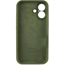 Силикон Original RoundCam Case Apple iPhone 16 (69) Atrovirens
