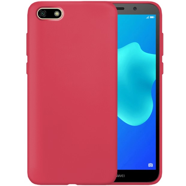 Силіконовий чохол Original 360 для Huawei Y5 Prime (2018) (Полуничний)