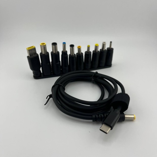 Кабель питания для ноутбука с набором переходников 65W (Type-C - DC 10in1), Харьков, Киев, Украинга