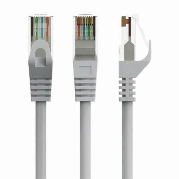 Патч-корд Cablexpert PP6U-CU-10M Cat.6 (10м) (Сірий)