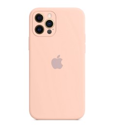 Оригінальний силіконовий чохол RoundCam для Apple iPhone 12 Pro Max (08) рожевий..