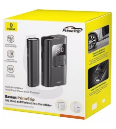 Автомобільний насос Baseus PrimeTrip VA1 2-в-1 (Чорний) C11169001121-00