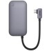 Адаптер USB HUB Baseus PadJoy (Type-C на 1USB3.0 + 1Type-C + 1HDMI) (Сірий) WKWJ000013