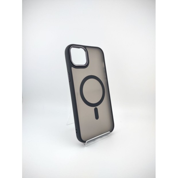 Накладка Totu Space Magsafe для Apple iPhone 15 Plus (Чорна)