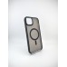 Накладка Totu Space Magsafe для Apple iPhone 15 Plus (Чорна)