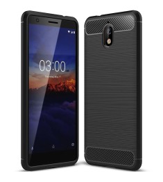 Силіконовий чохол Polished Carbon для Nokia 3.1 (чорний)