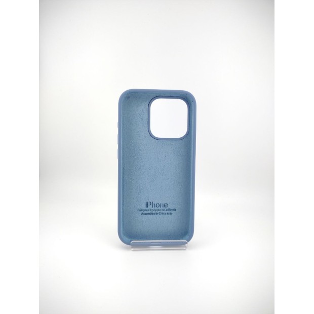 Силикон Original Round Case Apple iPhone 15 Pro (Winter Blue) Силикон Original Round Case Apple iPhone 15 Pro (Winter Blue)