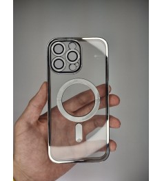 Чехол UMKU Shining with MagSafe Apple iPhone 14 Pro Max (Silver)
