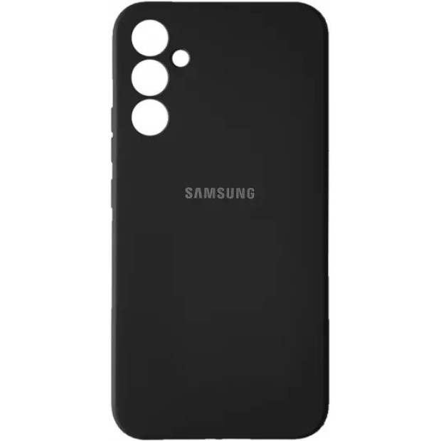 Чехол Silicone Case Samsung Galaxy S24 FE (Чёрный)