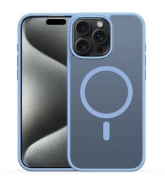 Силіконовий чохол Alabay Cloud Matte Apple iPhone 15 Pro (Світло-блакитний)
