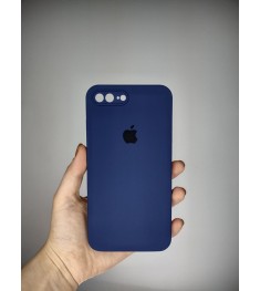 Силикон Original Square RoundCam Case Apple iPhone 7 Plus / 8 Plus Deep Navy (Уц..