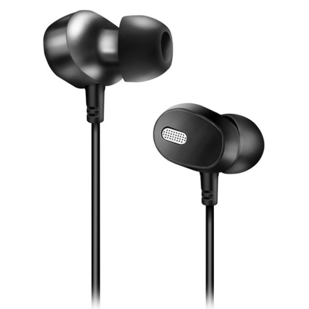 Провідні навушники-гарнітура вакуумні Walker H555 (Чорний) Провідні навушники-гарнітура вакуумні Walker H555 (Чорний)