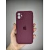 Силіконовий Оригінальний Чохол Квадратно-Круглої Камери для Apple iPhone 11 (58) Виноградний