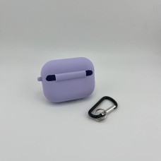 Чохол для навушників Повністю силіконовий з мікрофіброю для Apple AirPods Pro 2 (71) Світлий гліцин