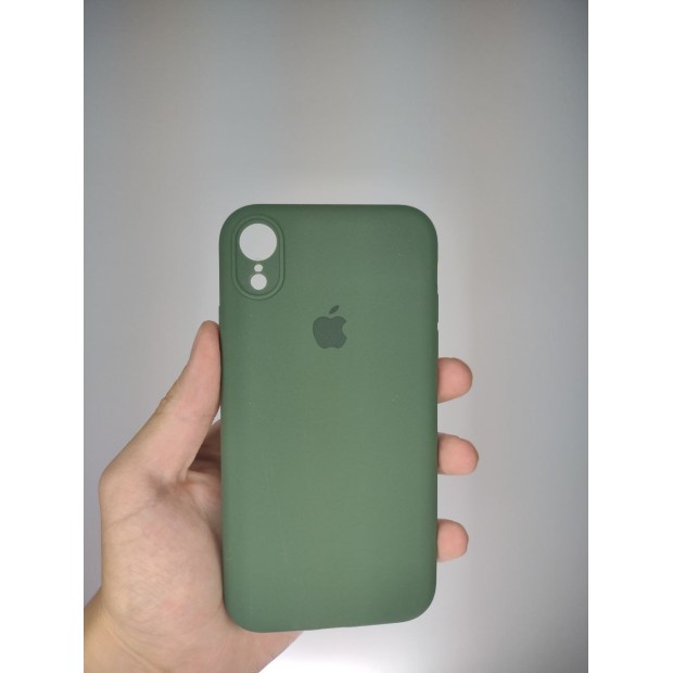 Силикон Original RoundCam Case Apple iPhone XR (Forest Green)