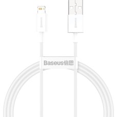 USB-кабель Baseus Superior 2.4A (2м) (Lightning) (Білий) CALYS-C02