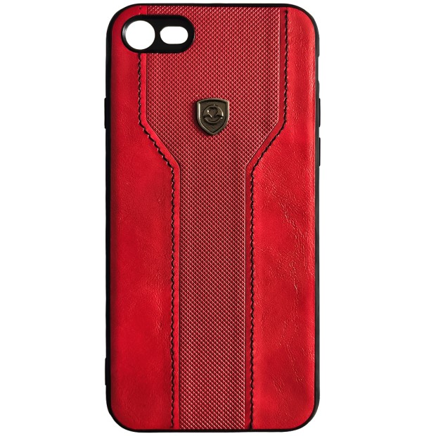 Силикон iPefet Ferrari Apple iPhone 7 / 8 / SE (2020) (Красный)