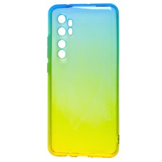 Силіконовий чохол Gradient Design для Xiaomi Mi Note 10 Lite (Жовто-зелений)