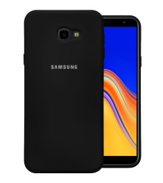 Силикон Original 360 Case Logo Samsung Galaxy J4 Plus (2018) J415 (Чёрный)