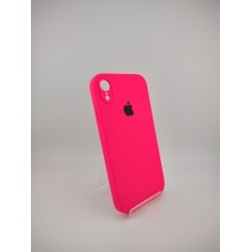 Силикон Original Square RoundCam Case Apple iPhone XR (31) Barbie Pink