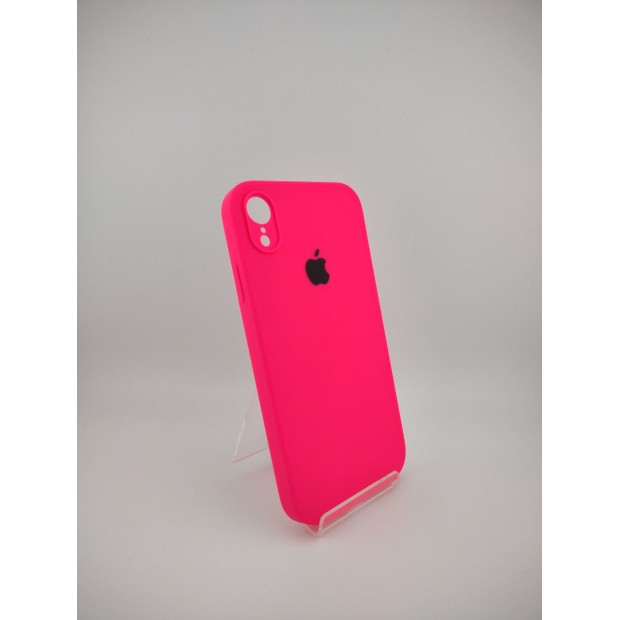 Чохол для iPhone XR Original Square RoundCam Barbie Pink (31) чиї виробник Силикон.