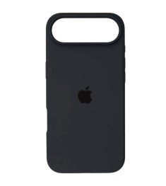 Силіконовий оригінальний чохол для Apple iPhone 17 Air (19) темно-сірий