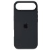 Силіконовий оригінальний чохол для Apple iPhone 17 Air (19) темно-сірий
