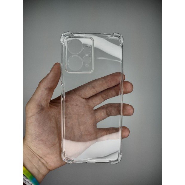 Силикон 6D Xiaomi Redmi Note 12 4G (ShutCam) (Прозрачный)