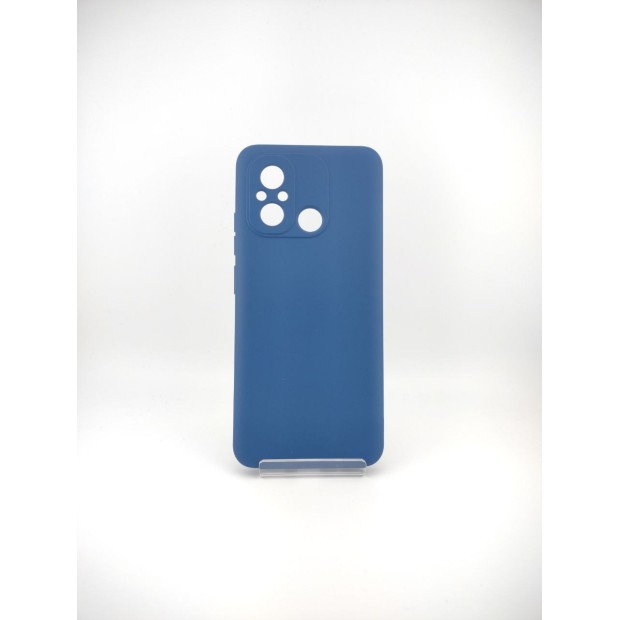 Силикон Original Xiaomi Redmi 12C / 11A (ShutCam) (Тёмно-синий)