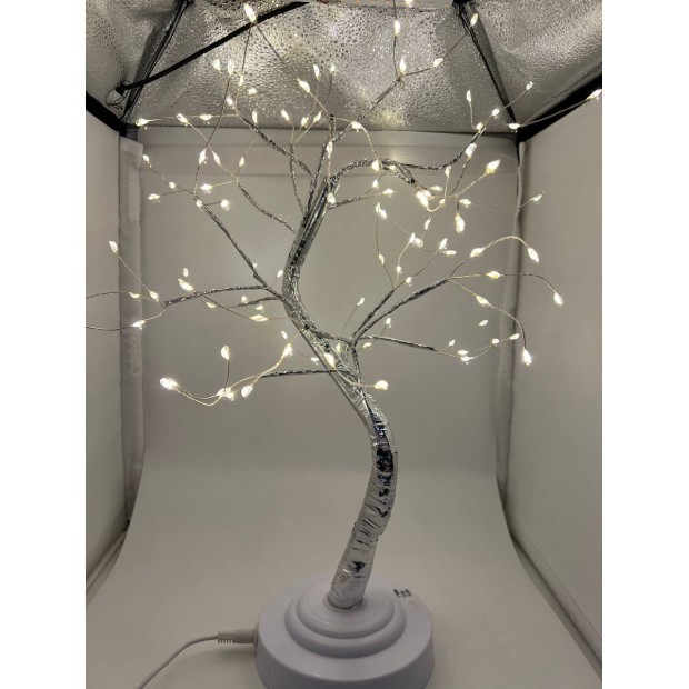 Настільна лампа-нічник Бонсай 50 см USB (Тепле світло)