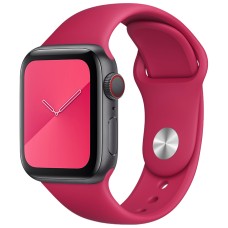 Ремешок Apple Watch Silicone 42 / 44 / 49mm (04) Rose Red
