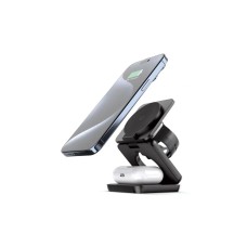 Бездротовий зарядний пристрій Walker WH-57 3в1 15W (Чорний) (Уцінка) (Категорія 2) Бездротовий зарядний пристрій Walker WH-57 3в1 15W (Чорний) (Уцінка) (Категорія 2)