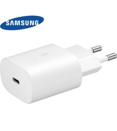 Білий зарядний пристрій Samsung EP-TA800 25W (1 Type-C).